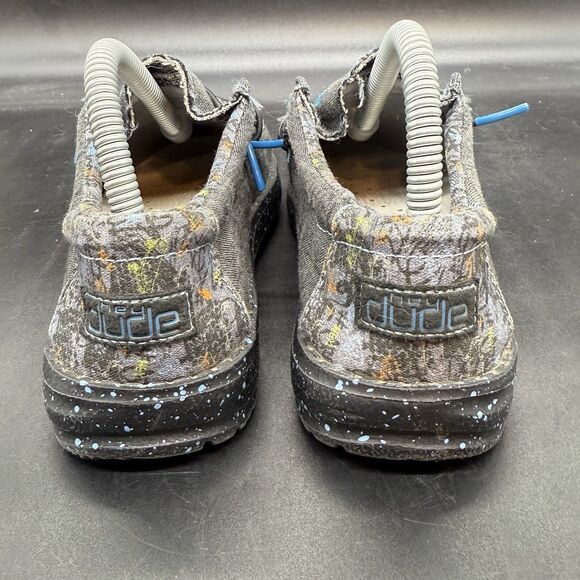 Hey Dude Wally Youth Chambray Wave Rider Loafer Youth Size K13 130134737 - Picture 4 of 7